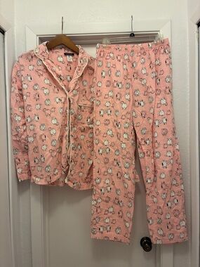 Joe Boxer Pink Cat Pajama Set
